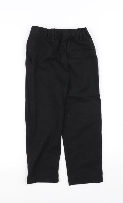 Preworn Boys Black   Dress Pants Trousers Size 4-5 Years