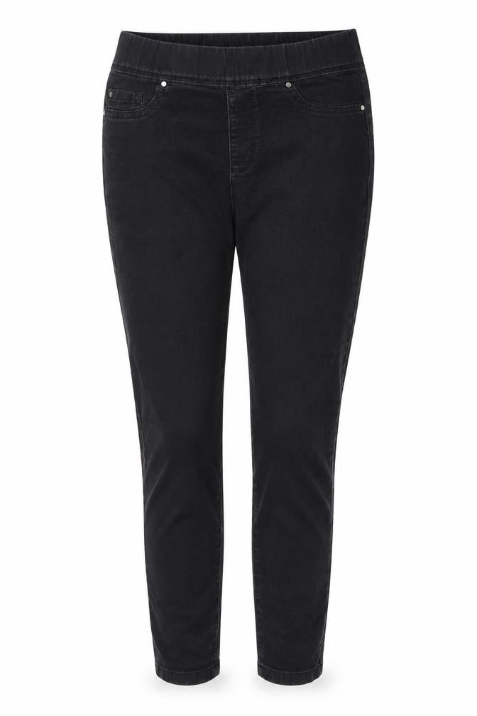 Womens UK Size 10 denimco Regular Fit Skinny Black Jeans