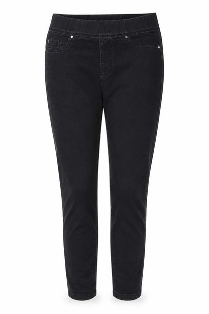 Womens UK Size 10 denimco Regular Fit Skinny Black Jeans