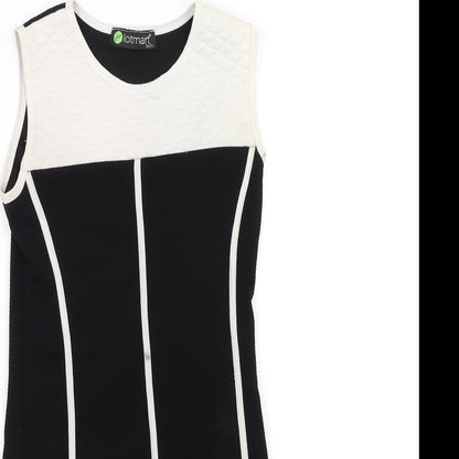 Lotmart Girls Black   Pencil Dress  Size M