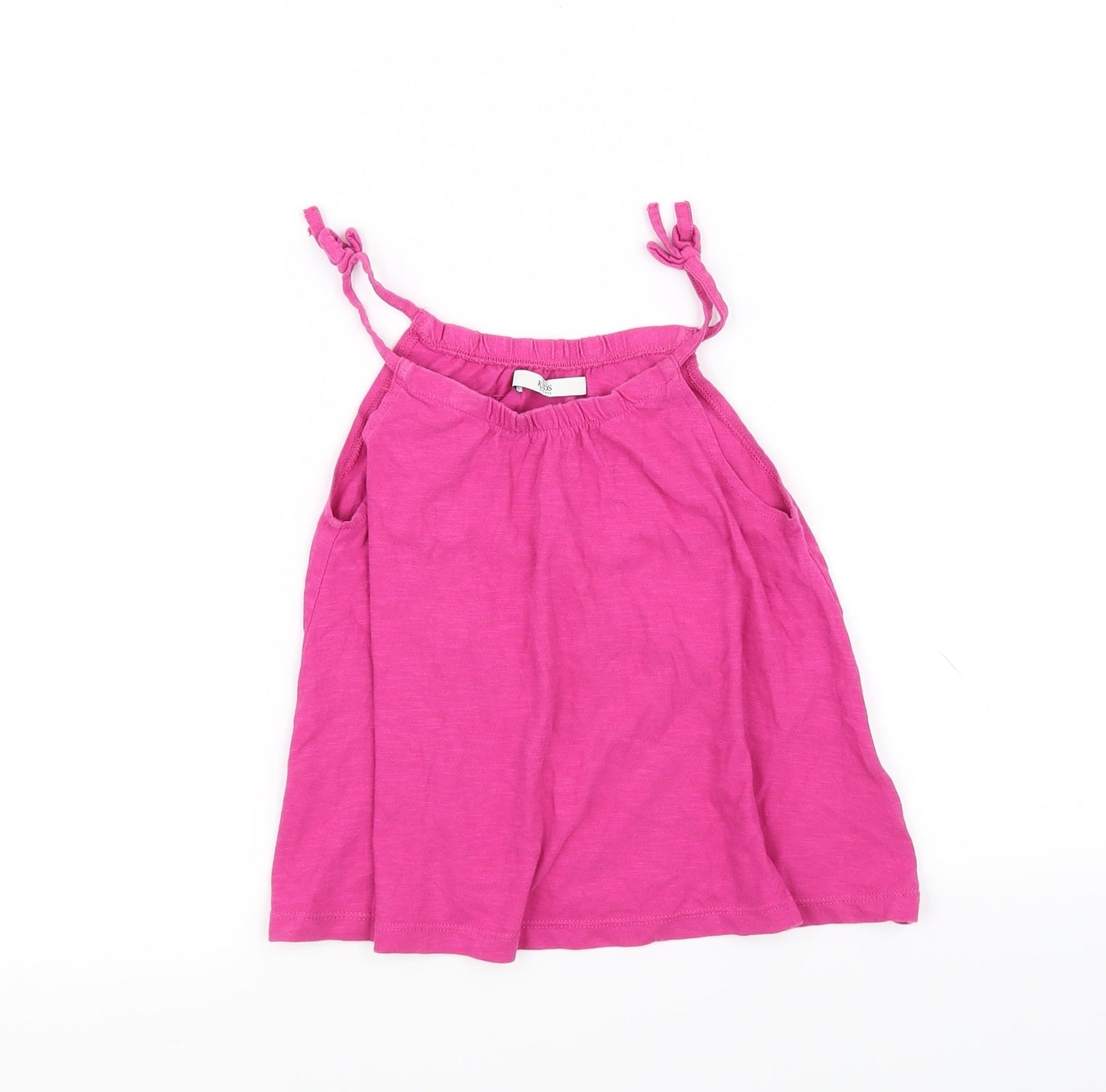 Marks and Spencer Girls Pink   Basic T-Shirt Size 5-6 Years
