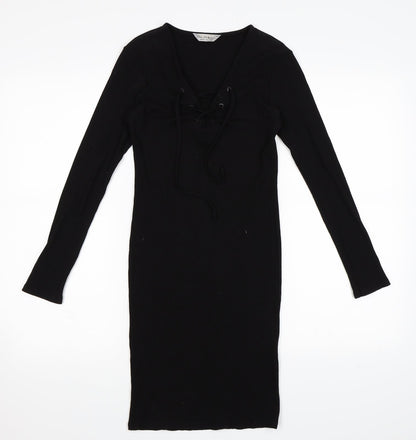 Miss Selfridge Womens Black   Bodycon  Size 10