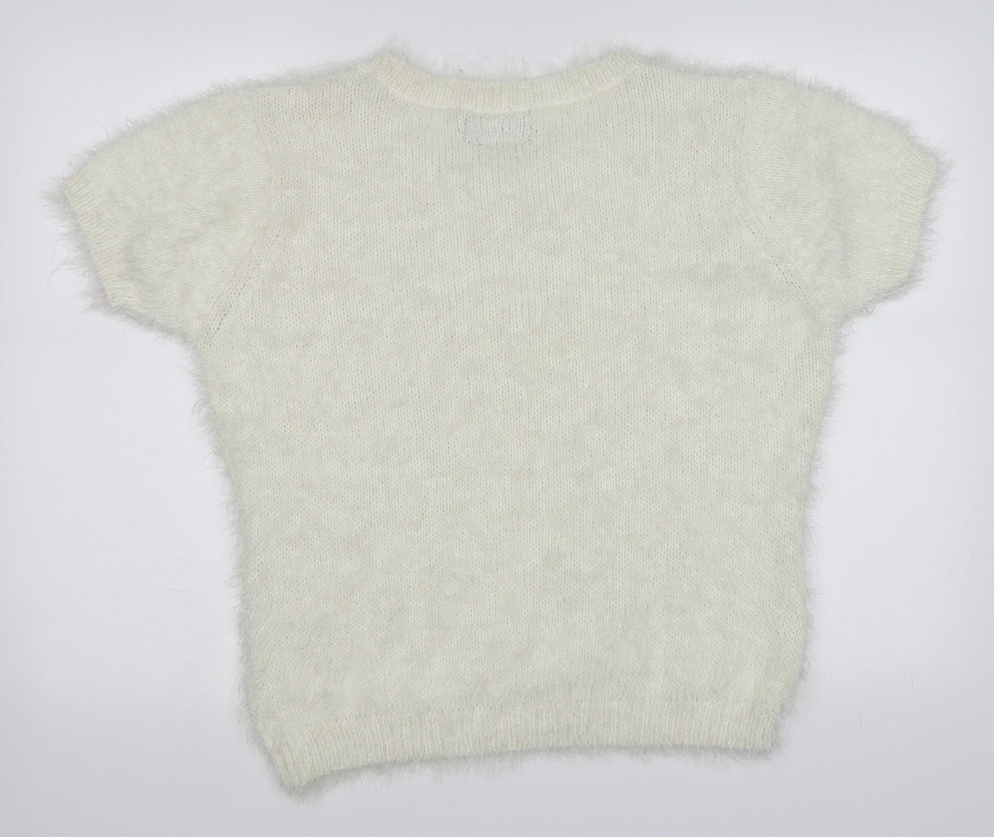 Originals Knitwear Womens White   Pullover Jumper Size L