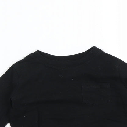Gap Girls Black   Basic T-Shirt Size 2 Years