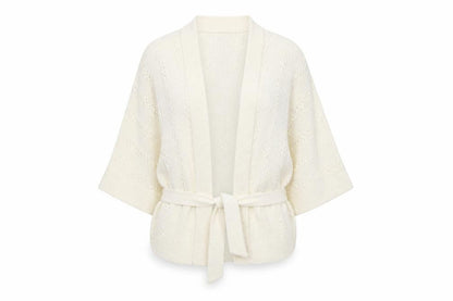 sixth Avenue Womens Ivory   Cardigan Jumper Size 2XL