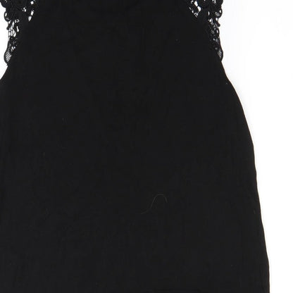 Womens UK Size S H&M Black Basic Tank