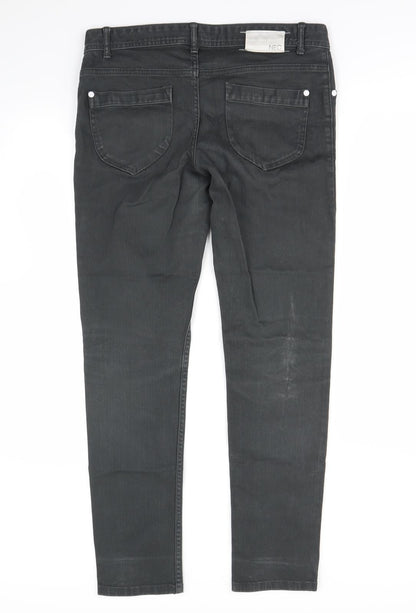 Neo label Mens Grey   Skinny Jeans Size S L30 in