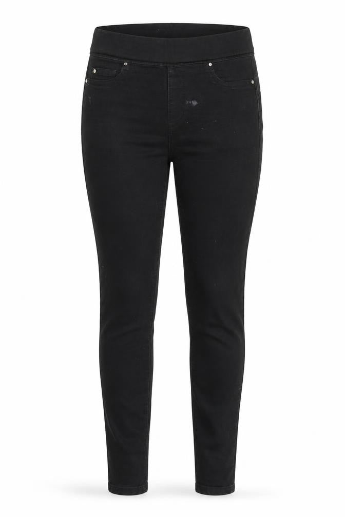 Womens UK Size 12 Denim & Co. Regular Fit Skinny Black Jeans