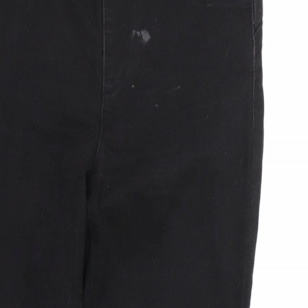 Denim & Co. Womens Black   Skinny Jeans Size 12 L27.5 in