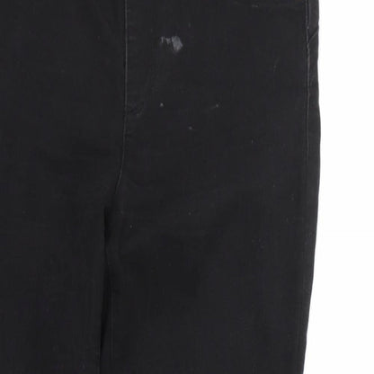 Denim & Co. Womens Black   Skinny Jeans Size 12 L27.5 in