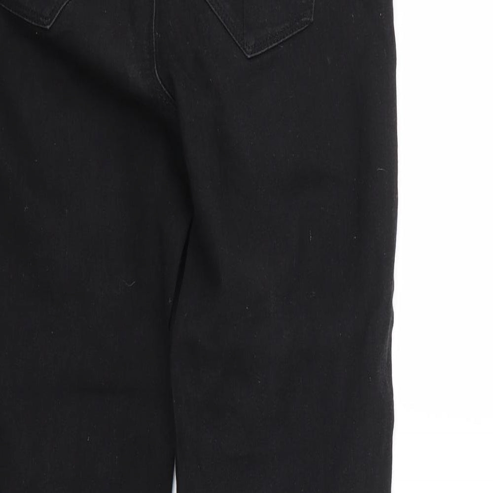 Denim & Co. Womens Black   Skinny Jeans Size 12 L27.5 in