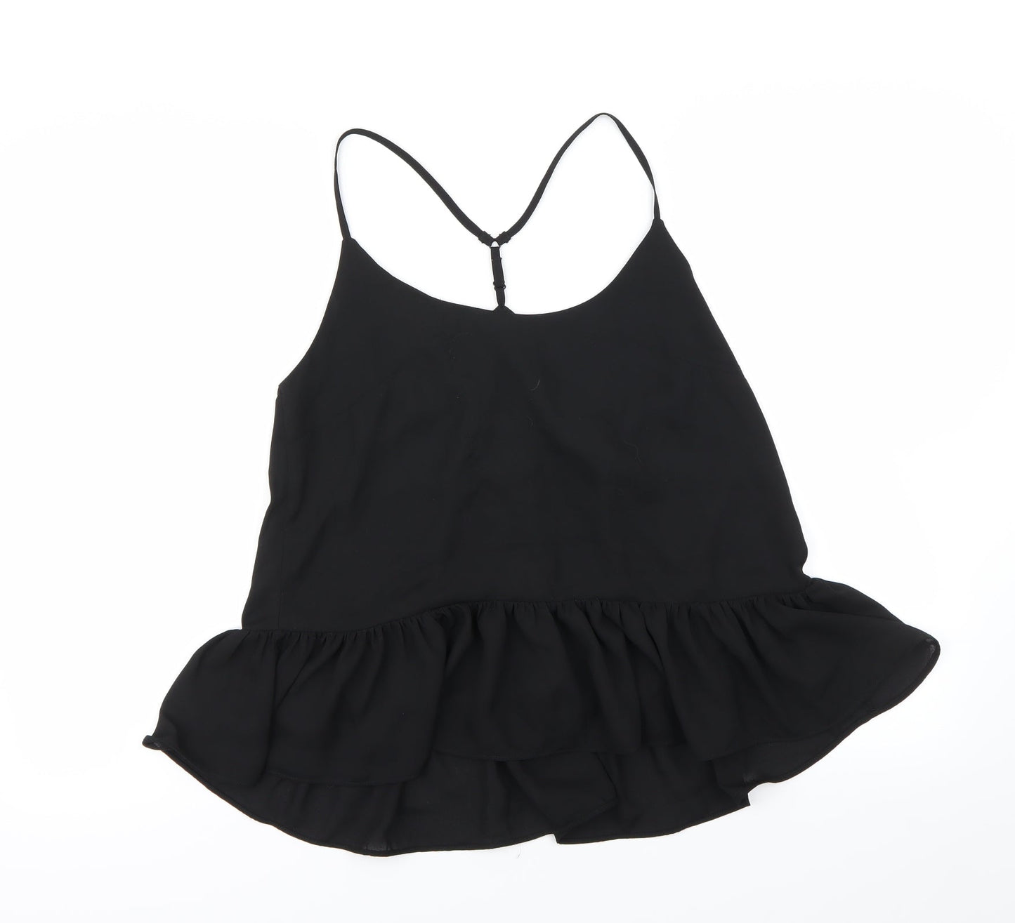 Womens UK Size 10 ASOS Black Camisole Tank