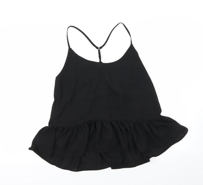 Womens UK Size 10 ASOS Black Camisole Tank