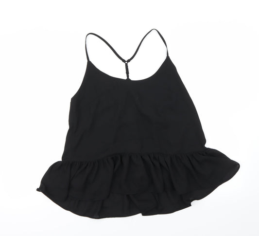 Womens UK Size 10 ASOS Black Camisole Tank