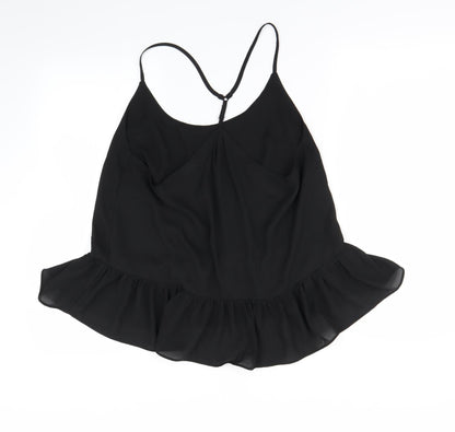 Womens UK Size 10 ASOS Black Camisole Tank
