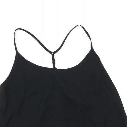 Womens UK Size 10 ASOS Black Camisole Tank