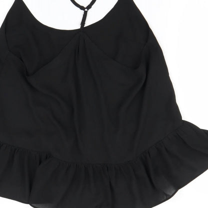 Womens UK Size 10 ASOS Black Camisole Tank