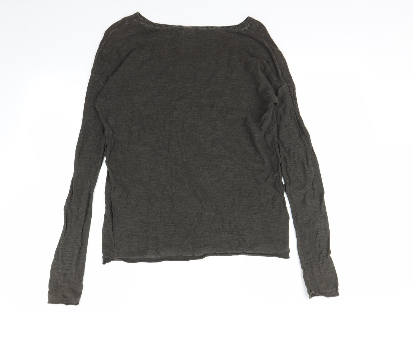 H&M Womens Green   Pullover Sweatshirt Size XS