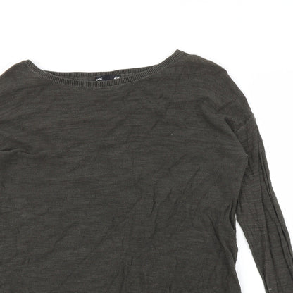 H&M Womens Green   Pullover Sweatshirt Size XS