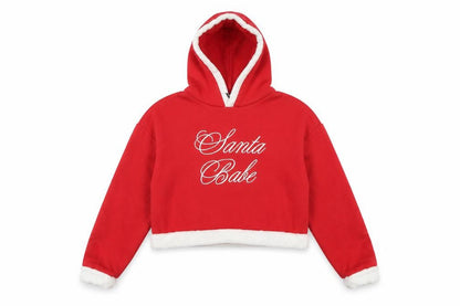 Womens UK Size M Divided Red Pullover Hoodie