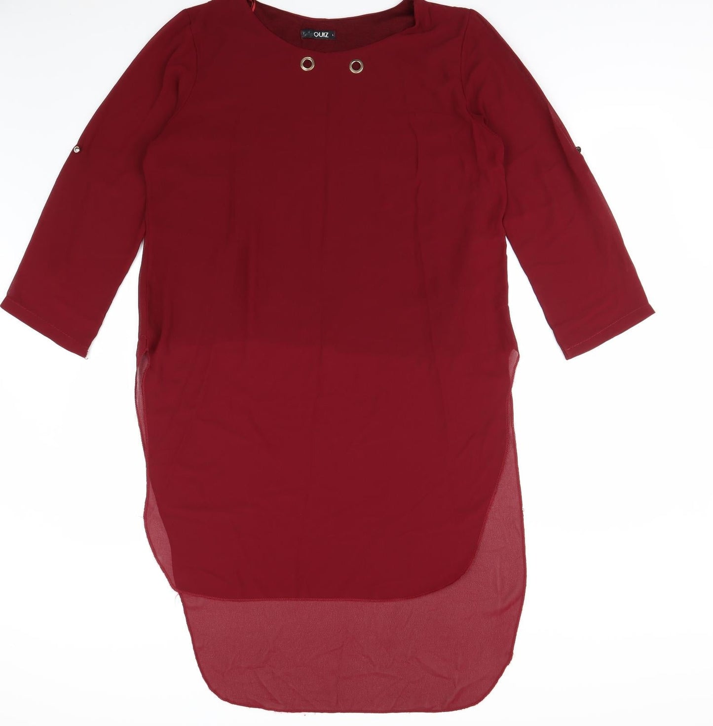 Quiz Womens Red   Basic Blouse Size L
