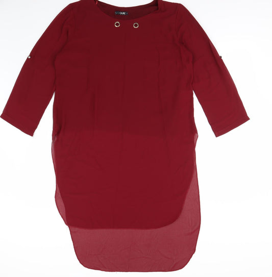 Quiz Womens Red   Basic Blouse Size L