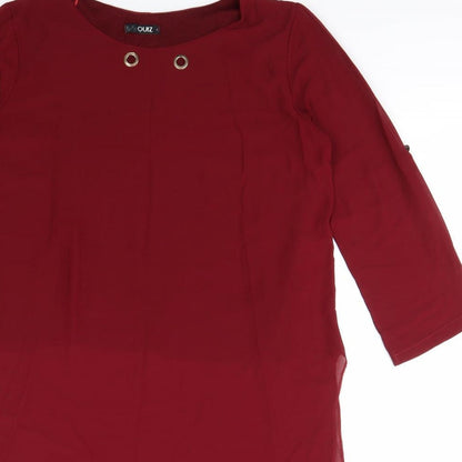 Quiz Womens Red   Basic Blouse Size L