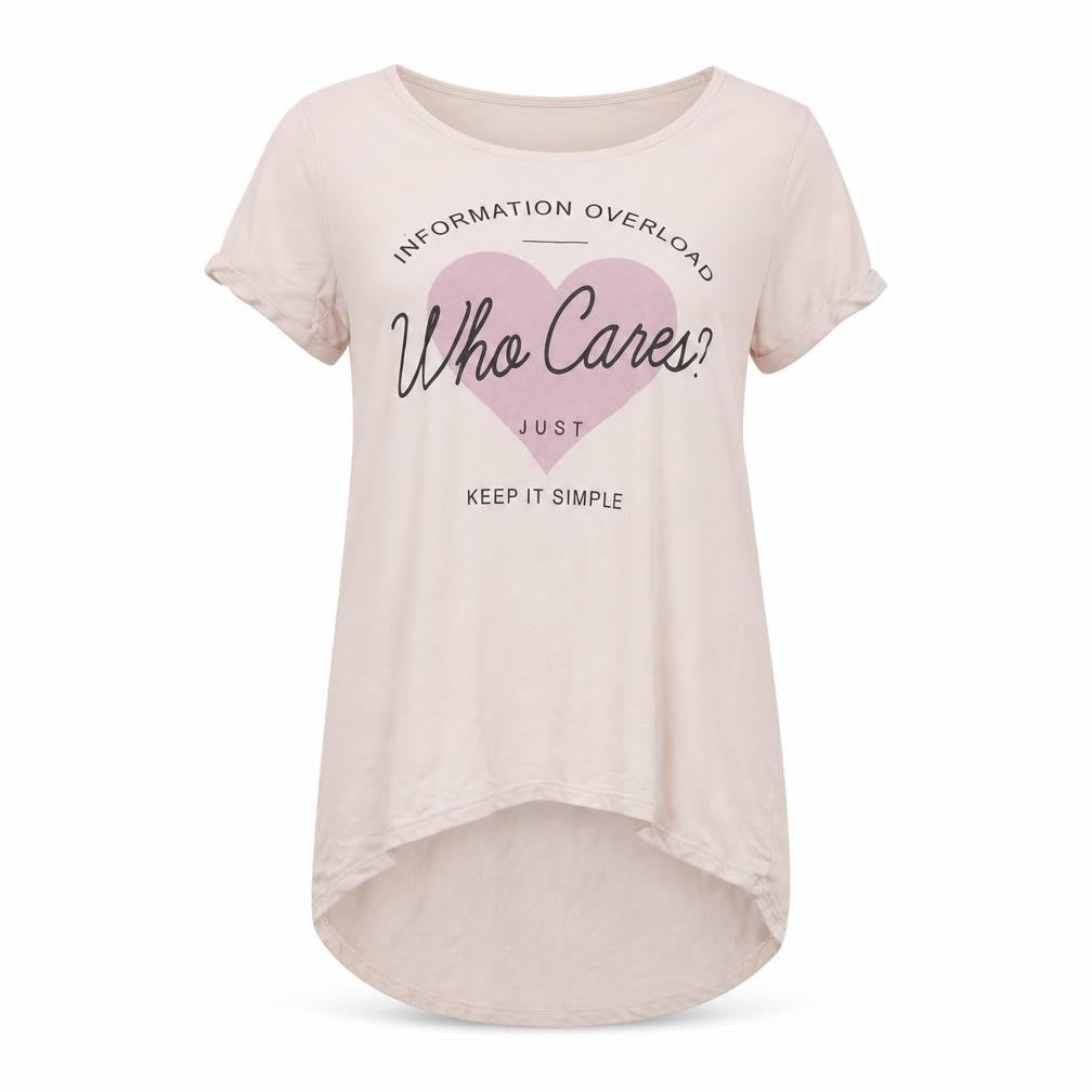 Womens UK Size 6 Primark Pink Basic T-Shirt