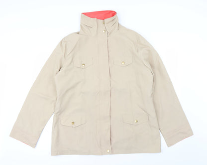 julipa Womens Beige   Jacket Coat Size 16