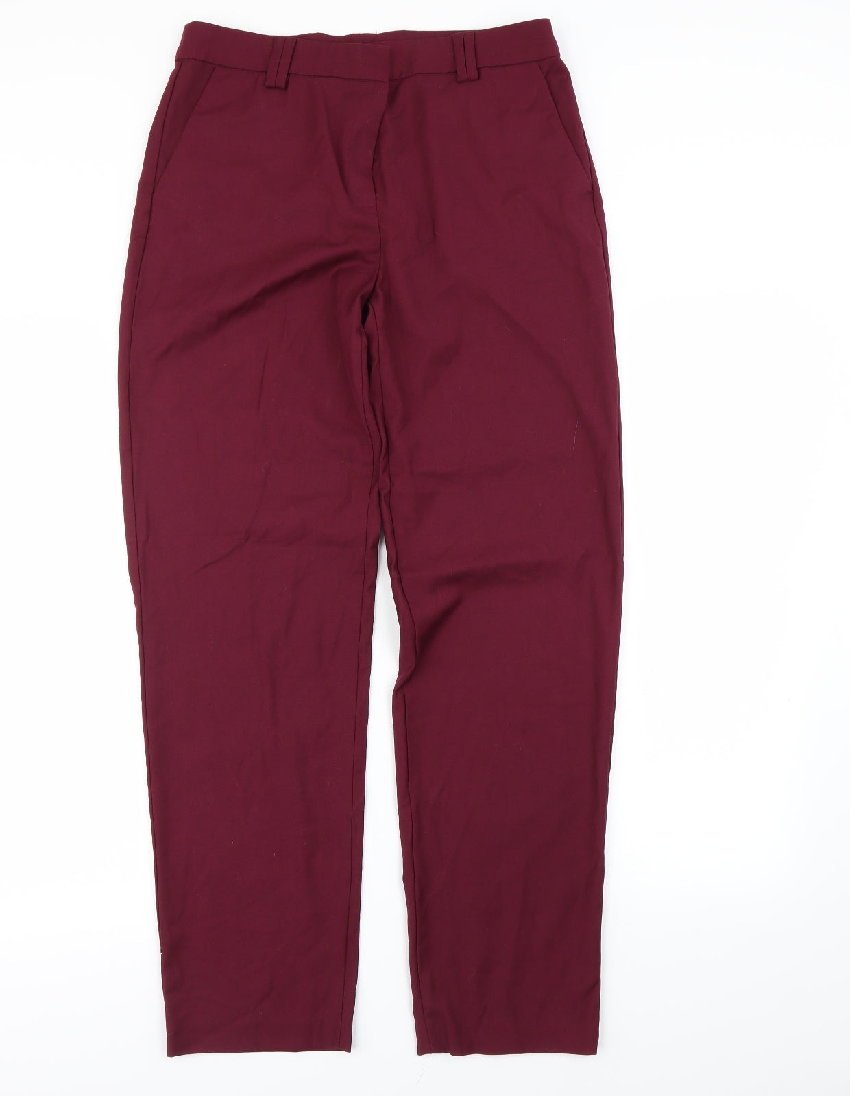 M&S Womens Purple   Dress Pants Trousers Size 10 L29 in