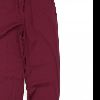 M&S Womens Purple   Dress Pants Trousers Size 10 L29 in