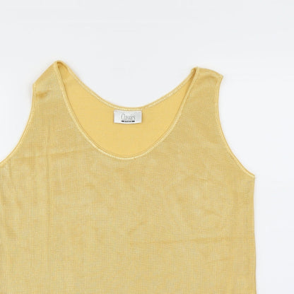 Classic Womens Gold   Basic Tank Size 14