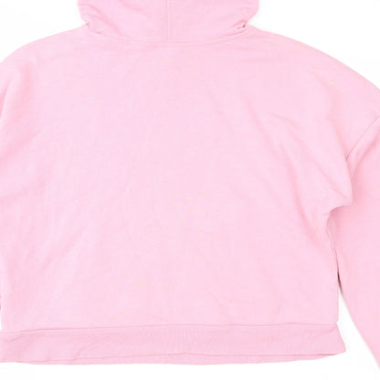Topshop Womens Pink   Pullover Hoodie Size 6