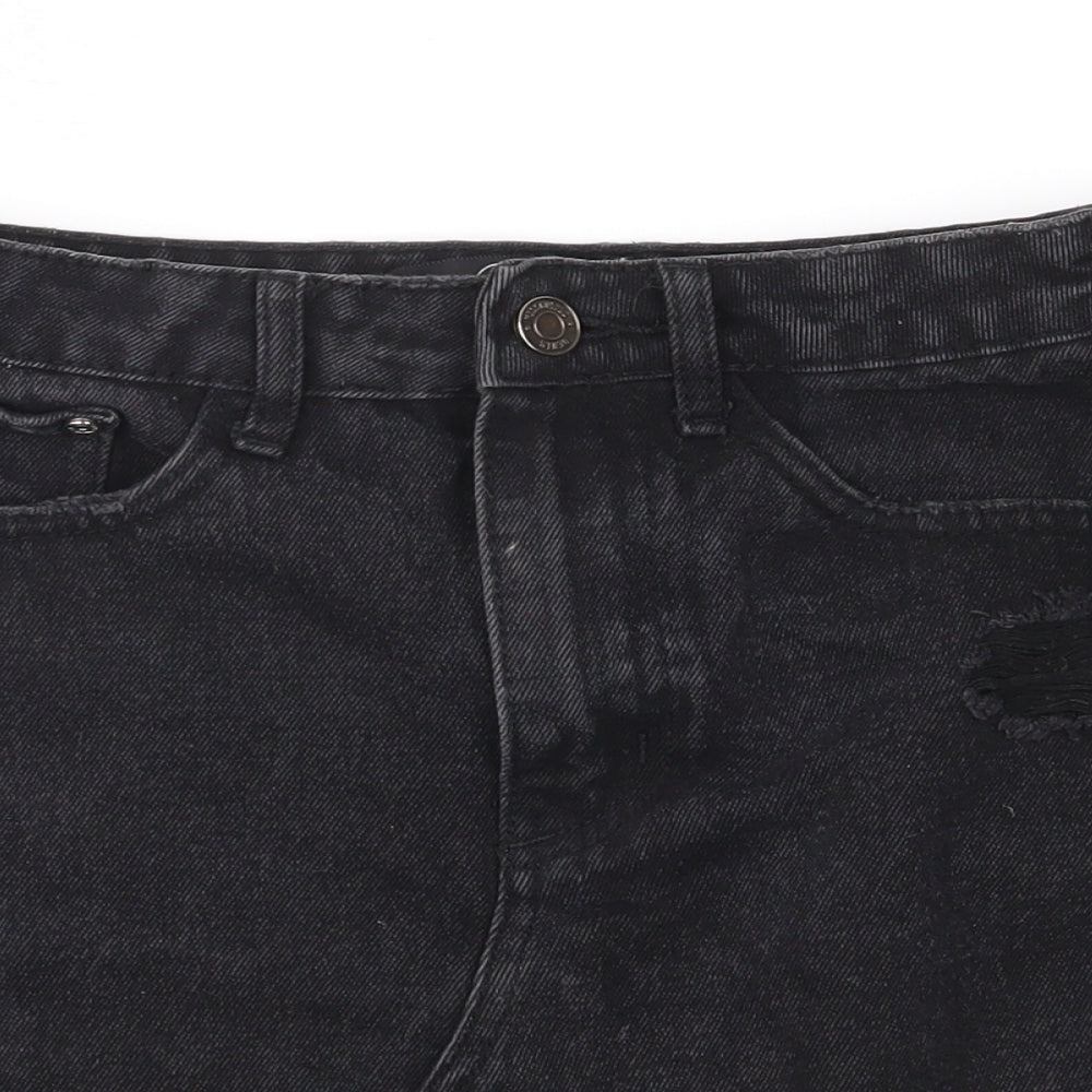 Missguided Womens Black   Mini Skirt Size 4