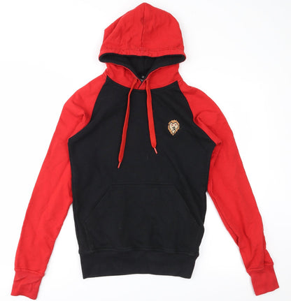 Mens UK Size XS Preworn Black Pullover Hoodie