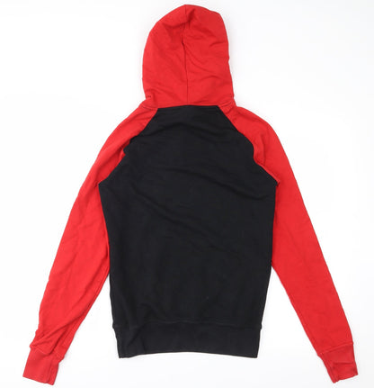 Mens UK Size XS Preworn Black Pullover Hoodie