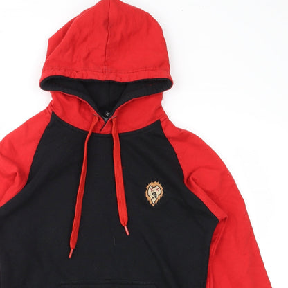Mens UK Size XS Preworn Black Pullover Hoodie