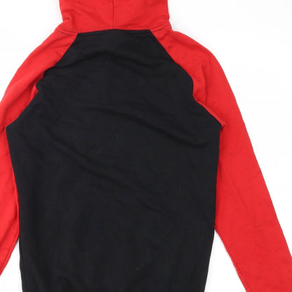 Mens UK Size XS Preworn Black Pullover Hoodie