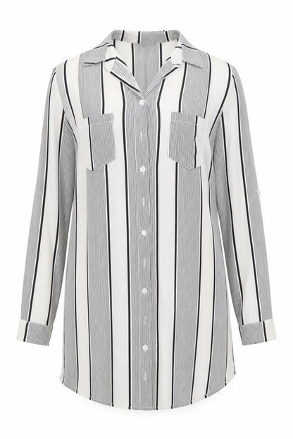 Womens UK Size 8 CAMEO ROSE Ivory Basic Button-Up