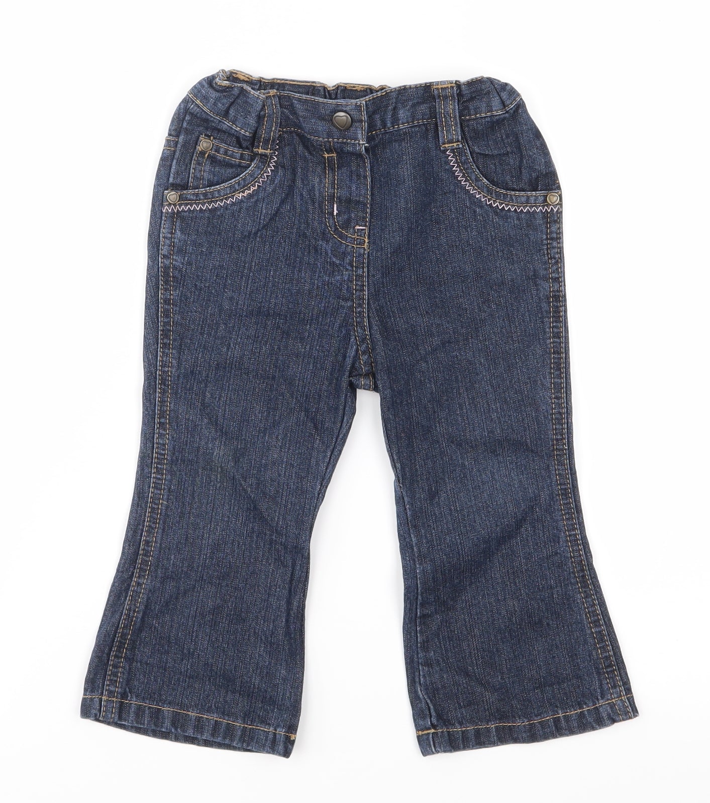 Baby club Baby Blue   Cropped Jeans Size 12 Months
