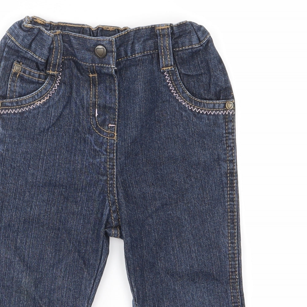 Baby club Baby Blue   Cropped Jeans Size 12 Months