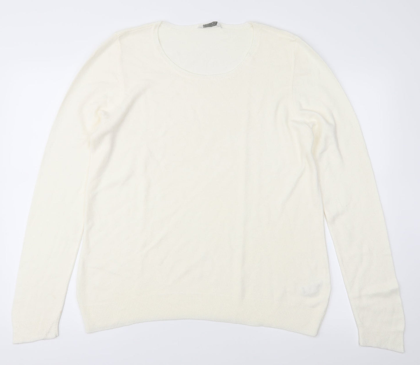 Love knitwear Womens Ivory   Pullover Jumper Size 16