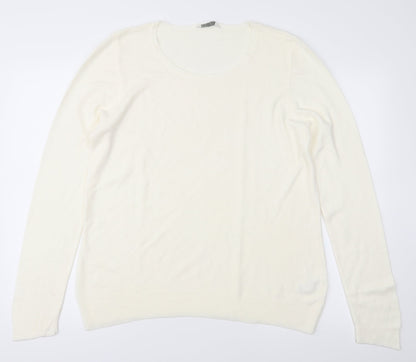 Love knitwear Womens Ivory   Pullover Jumper Size 16