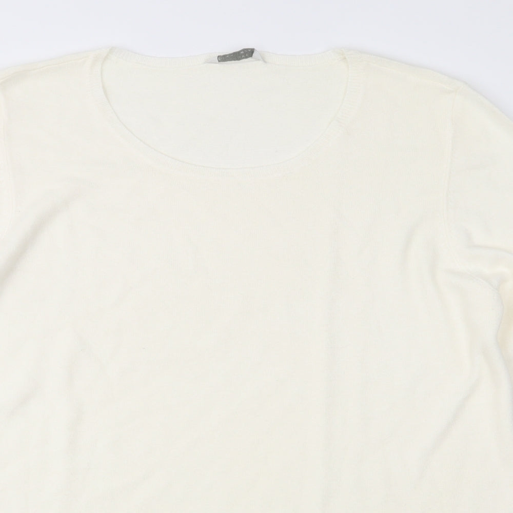 Love knitwear Womens Ivory   Pullover Jumper Size 16