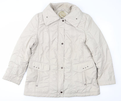 Womens UK Size L Anna rose Beige Jacket