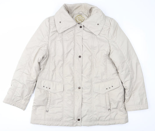 Womens UK Size L Anna rose Beige Jacket