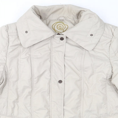 Womens UK Size L Anna rose Beige Jacket