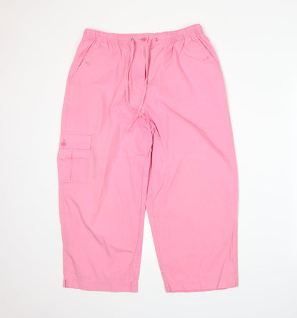 Bcasual Womens Pink   Trousers  Size 14 L20 in
