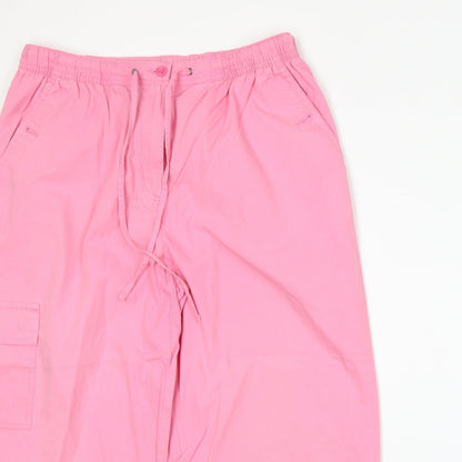Bcasual Womens Pink   Trousers  Size 14 L20 in