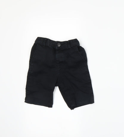 The Children's Place Boys Black   Chino Shorts Size 3 Years